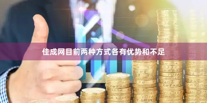 佳成网目前两种方式各有优势和不足