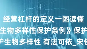 经营杠杆的定义一图读懂丨《甘肃省生物多样性保护条例》保护生物多样性 有法可依_宋佳_成健_审核